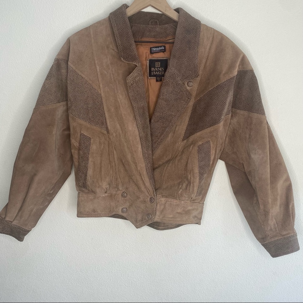 80’s Original Byrnes & Baker Leather Jacket